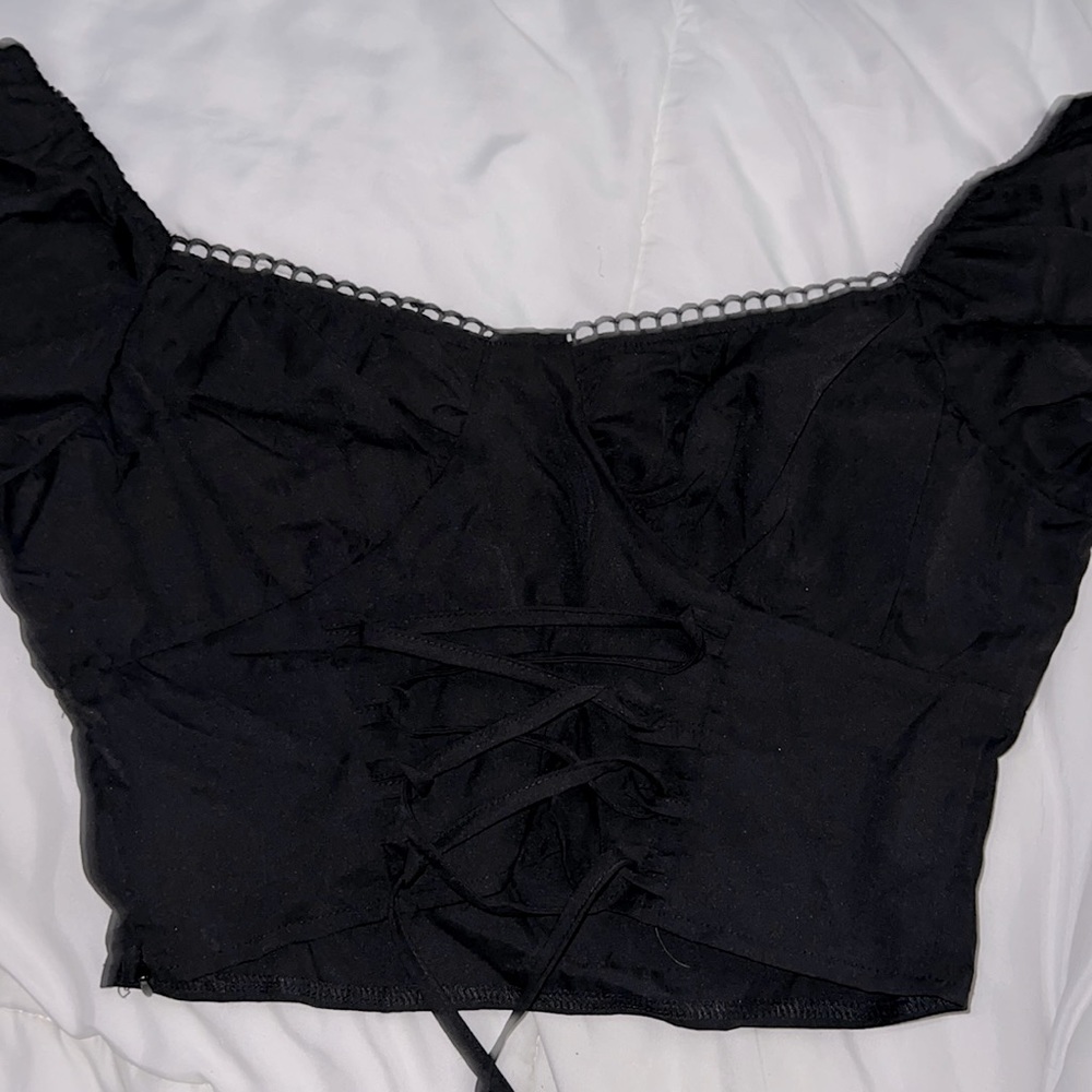 Black corset top